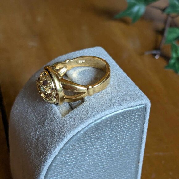 925 Stamped Ring - Picture 5 of 6